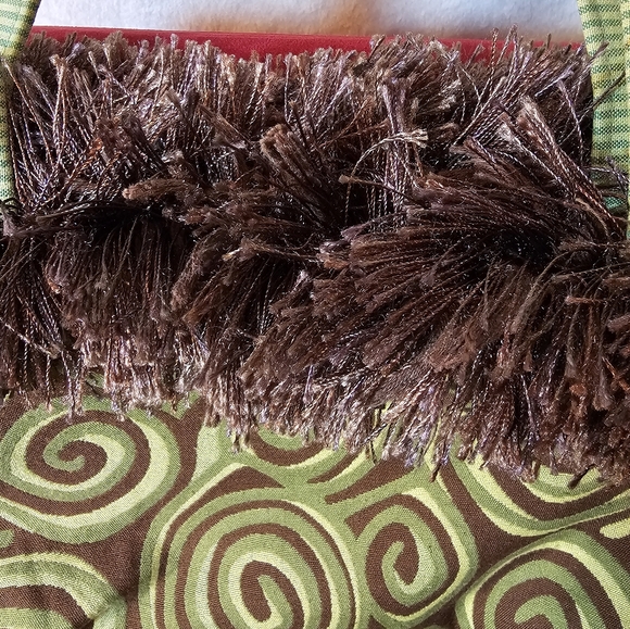 Fur Trimmed Bagolitas Ladies Handbag - Picture 4 of 9